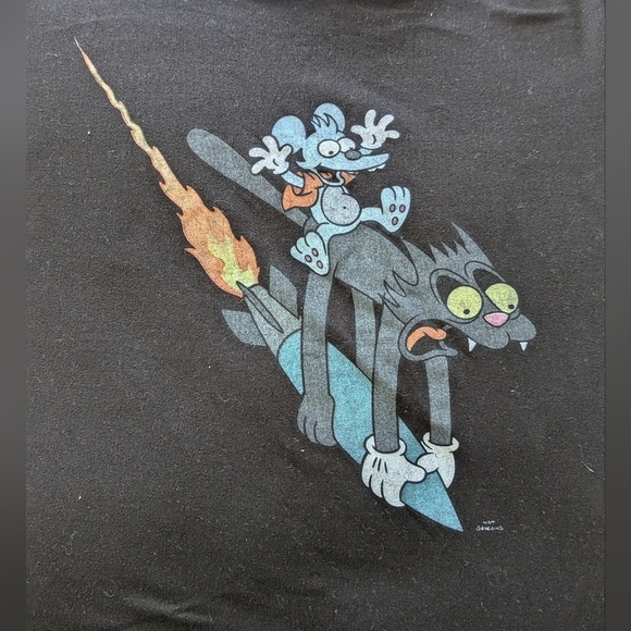 The Simpsons itchy and scratchy show shirt 😁 - Picture 2 of 5